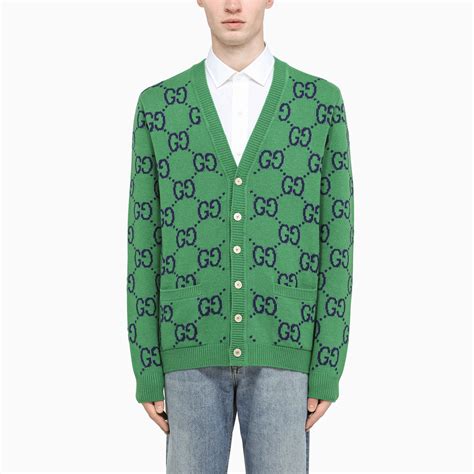 green gucci cardigan